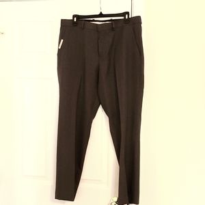 Brand New w/tags Perry Ellis Men's Modern Fit Performance Pant Grey Plaid 34x29